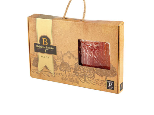 Estuche 12 sobres 100 g. Jamón de Cebo Ibérico 50% R.I.