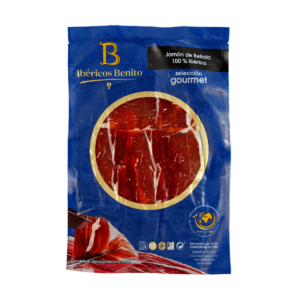 Jamón de Bellota 100% Ibérico c/cuchillo cuadrada blonda